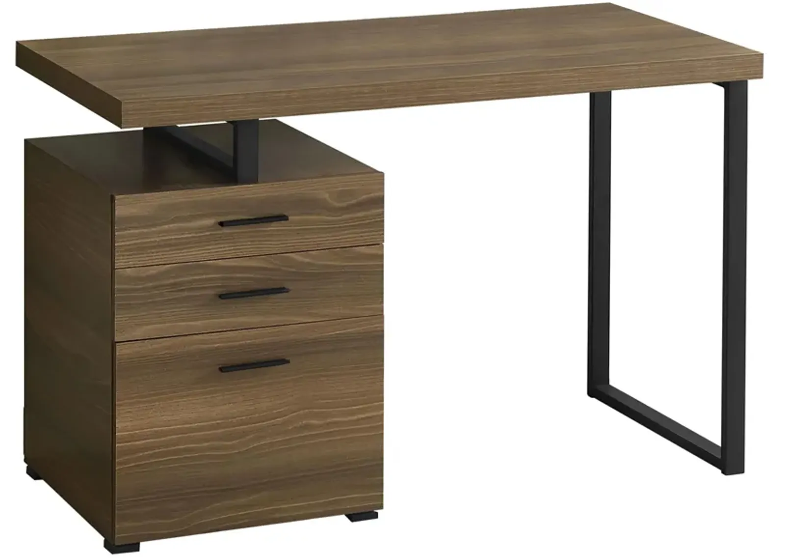 Glenn Computer Desk in Walnut by Monarch Specialties