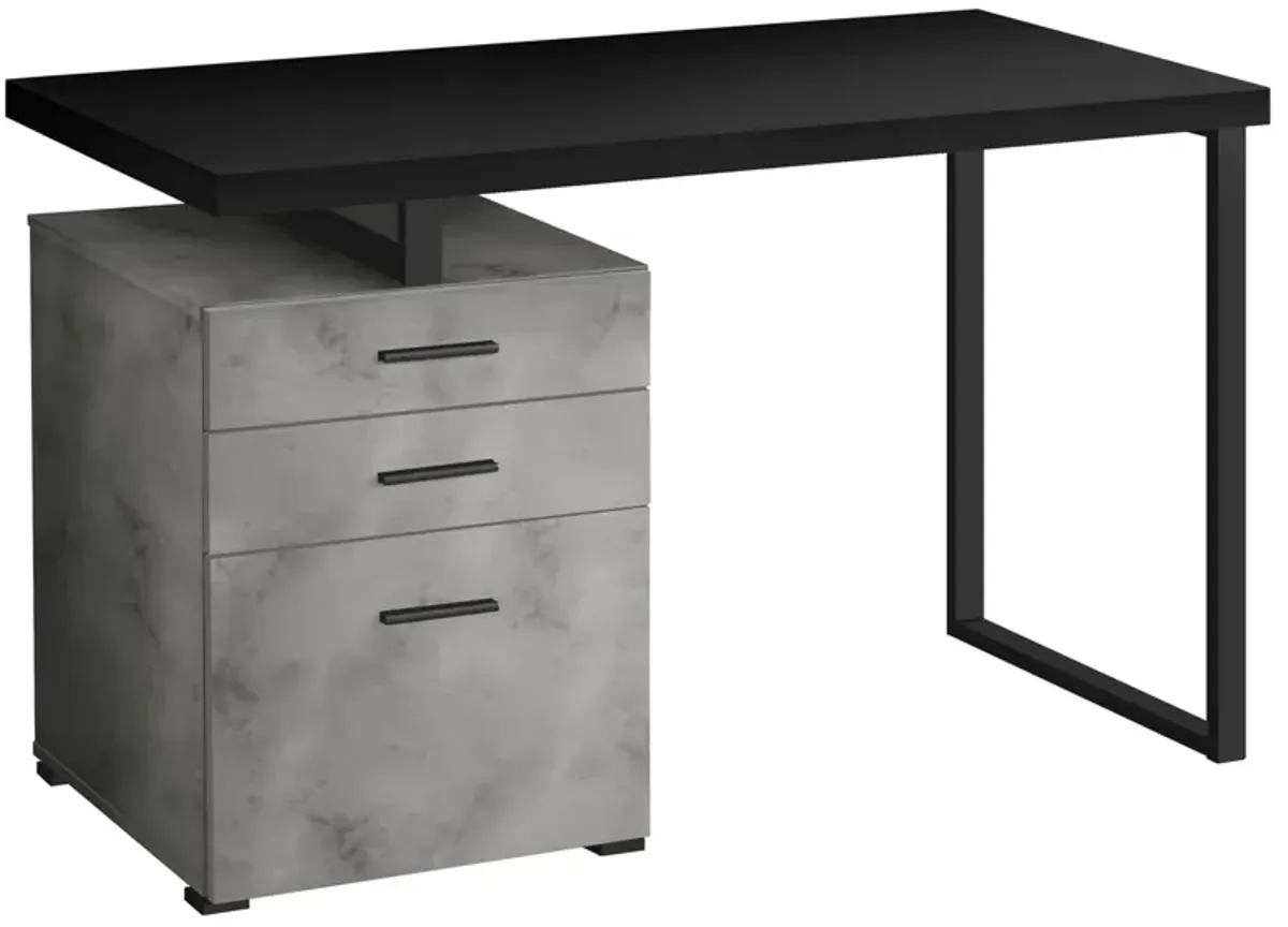 Glenn Computer Desk in Black by Monarch Specialties