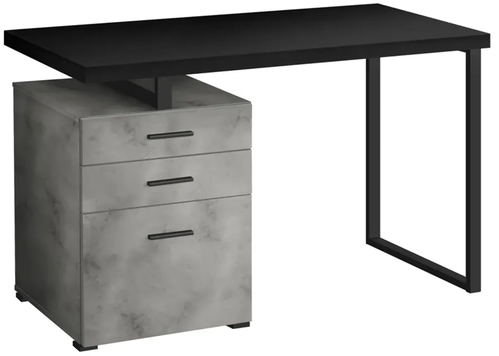 Glenn Computer Desk in Black by Monarch Specialties