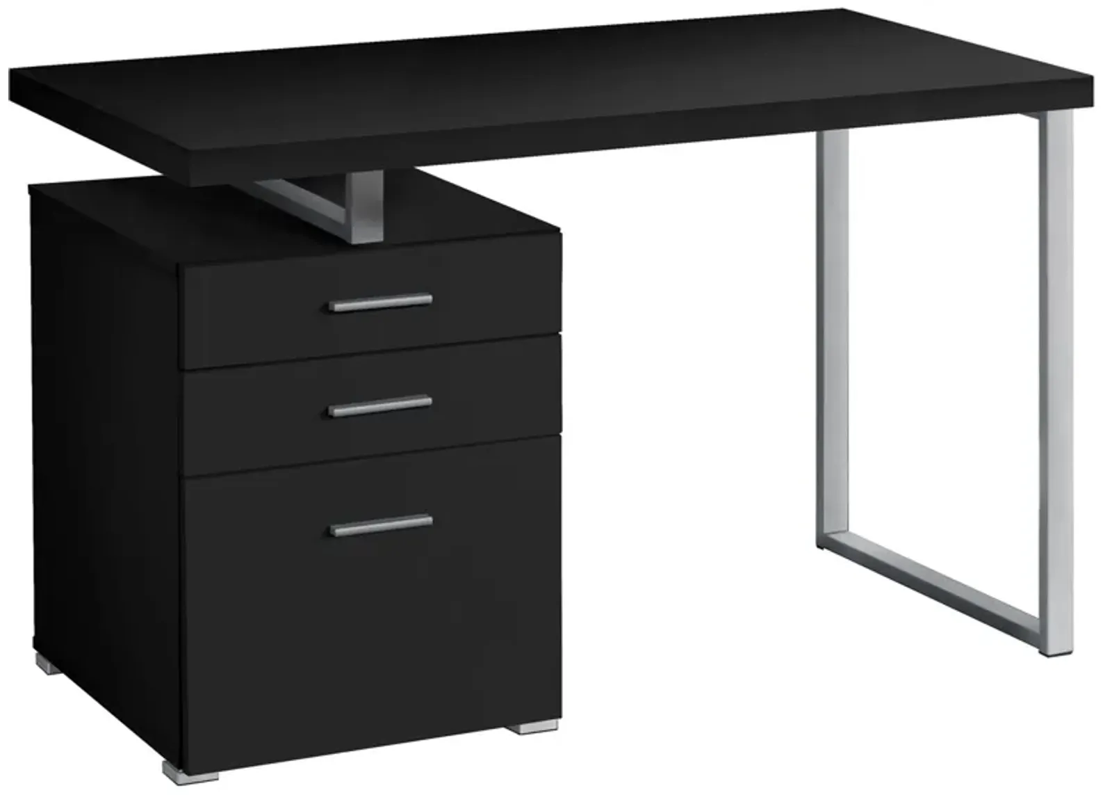 Glenn Computer Desk in Black by Monarch Specialties