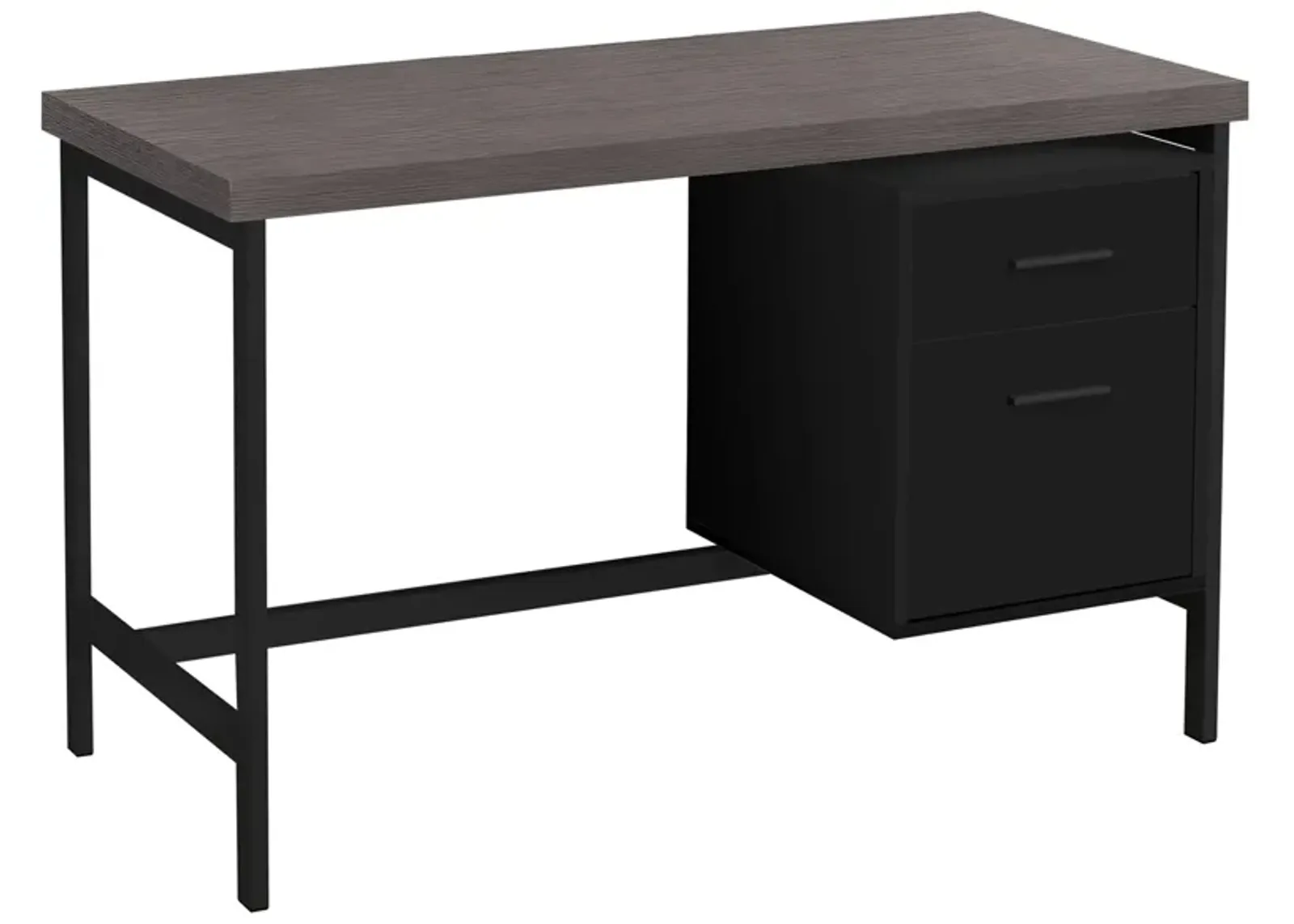 Xavier Computer Desk in Black by Monarch Specialties