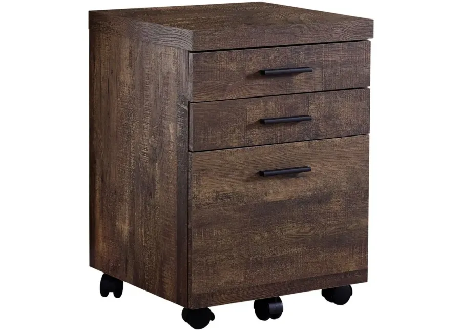 Ogden File Cabinet in Brown by Monarch Specialties