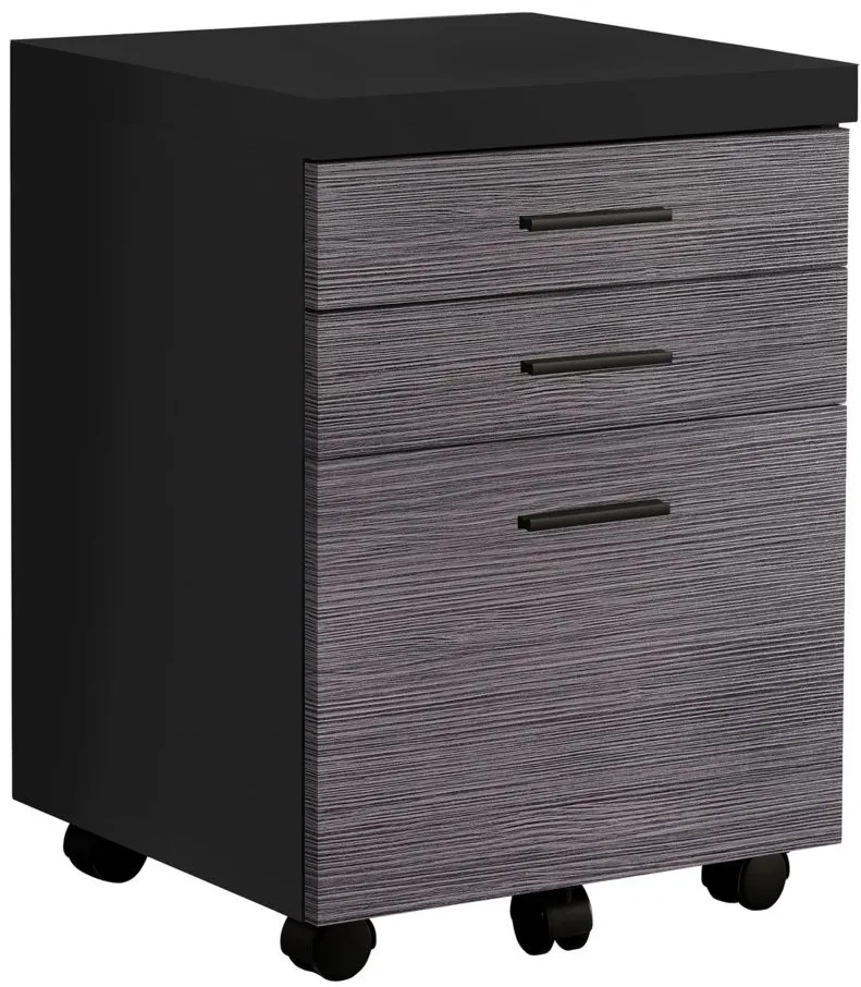 Ogden File Cabinet in Black by Monarch Specialties