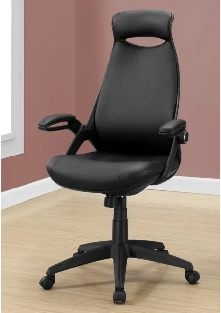 Lindley Office Chair in Black by Monarch Specialties