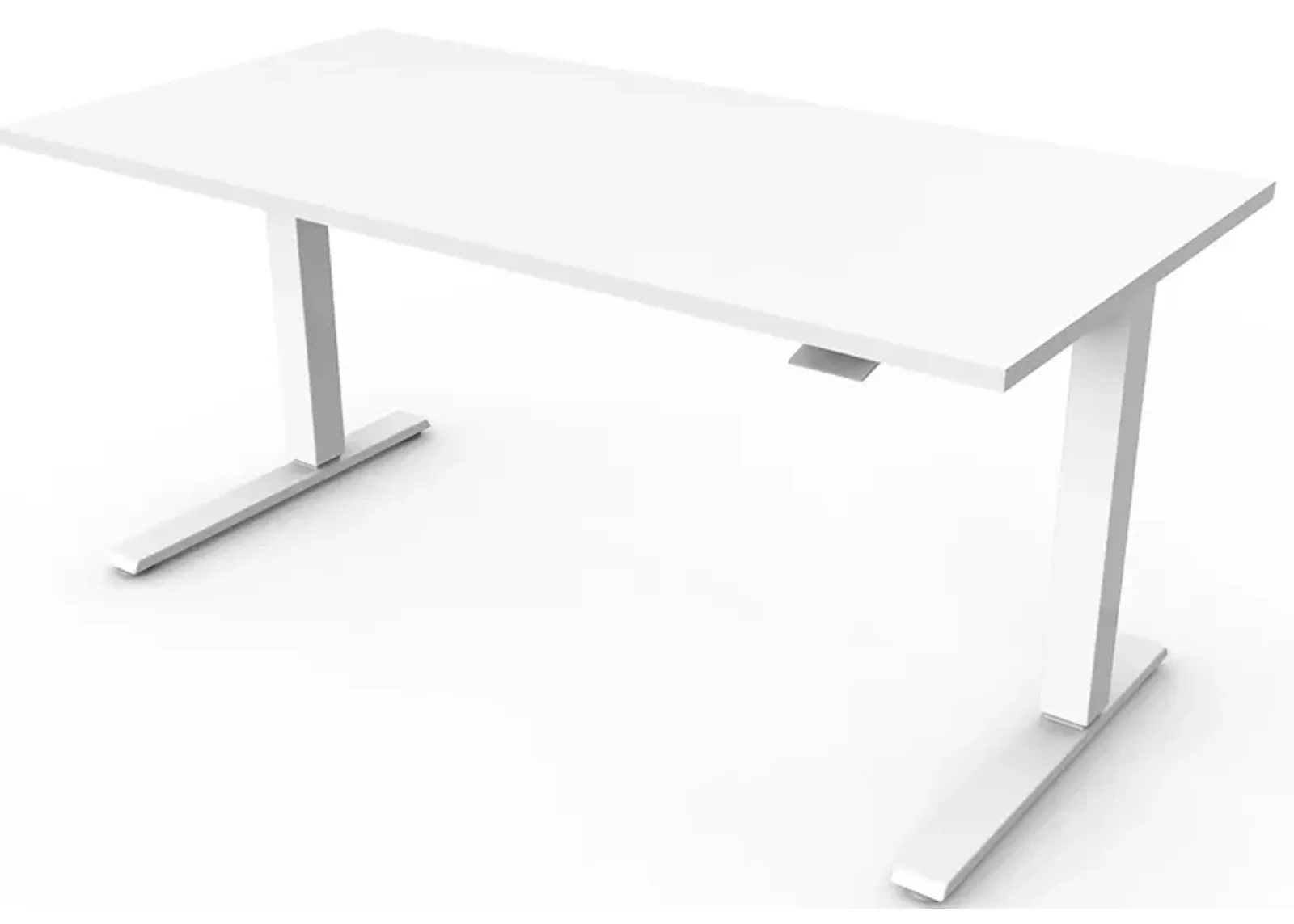 Humanscale Float 48" Adjustable Sit/Stand Computer Desk in White by Humanscaleoration