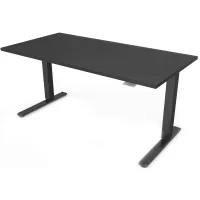 Humanscale Float 48" Adjustable Sit/Stand Computer Desk in Black by Humanscaleoration