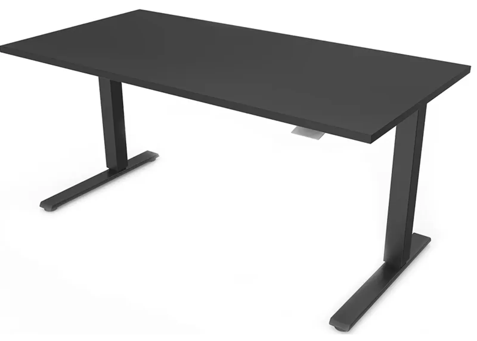 Humanscale Float 60" Adjustable Sit/Stand Computer Desk in Black by Humanscaleoration