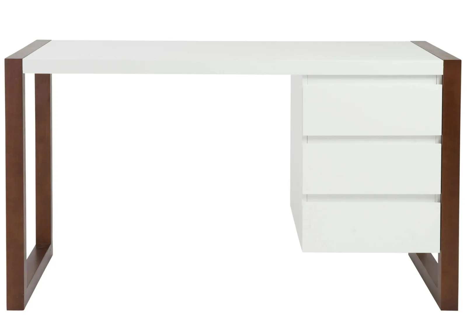 Manon Desk in White by EuroStyle