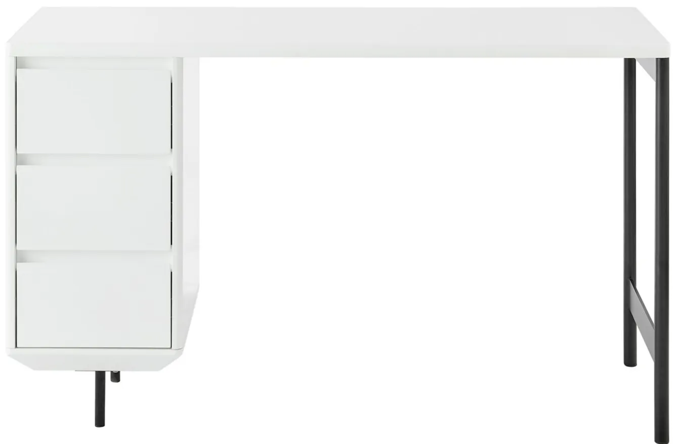 Edvin 48" Desk in White by EuroStyle