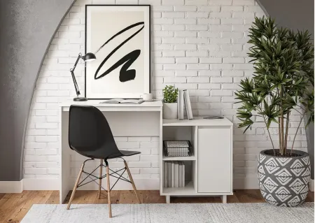 Ravelston Computer Desk by Ameriwood Home in White by DOREL HOME FURNISHINGS