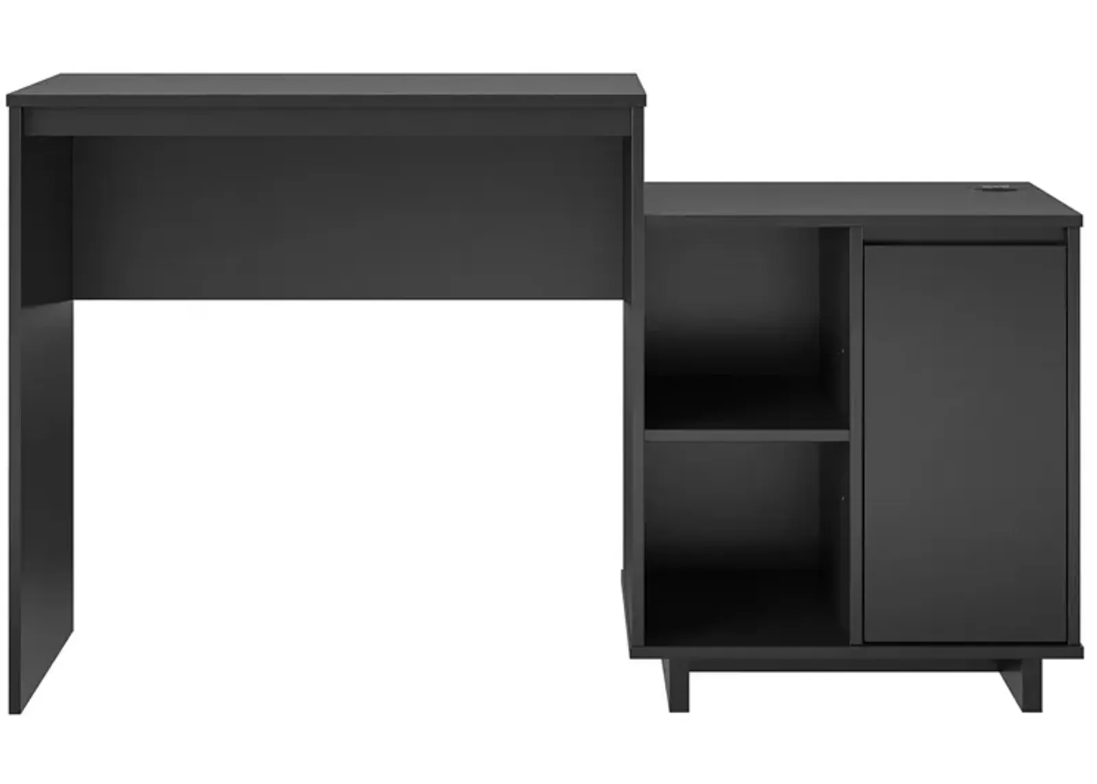 Ravelston Computer Desk by Ameriwood Home in Black by DOREL HOME FURNISHINGS