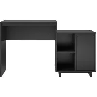 Ravelston Computer Desk by Ameriwood Home in Black by DOREL HOME FURNISHINGS