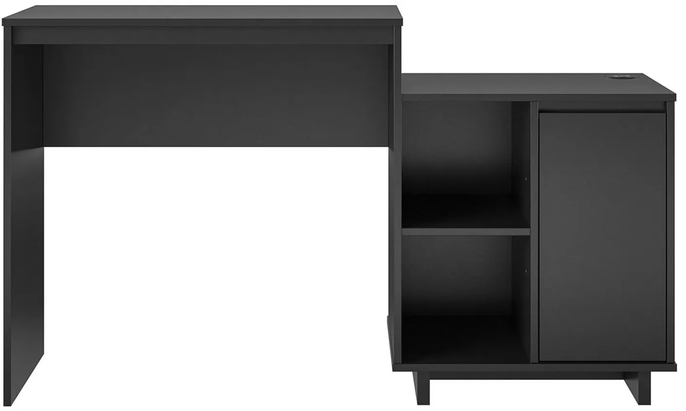 Ravelston Computer Desk by Ameriwood Home in Black by DOREL HOME FURNISHINGS