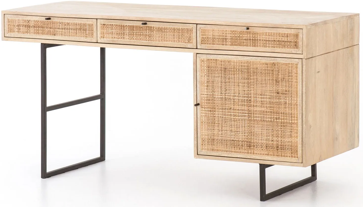 Carmel Writing Desk in Natural Mango by Four Hands