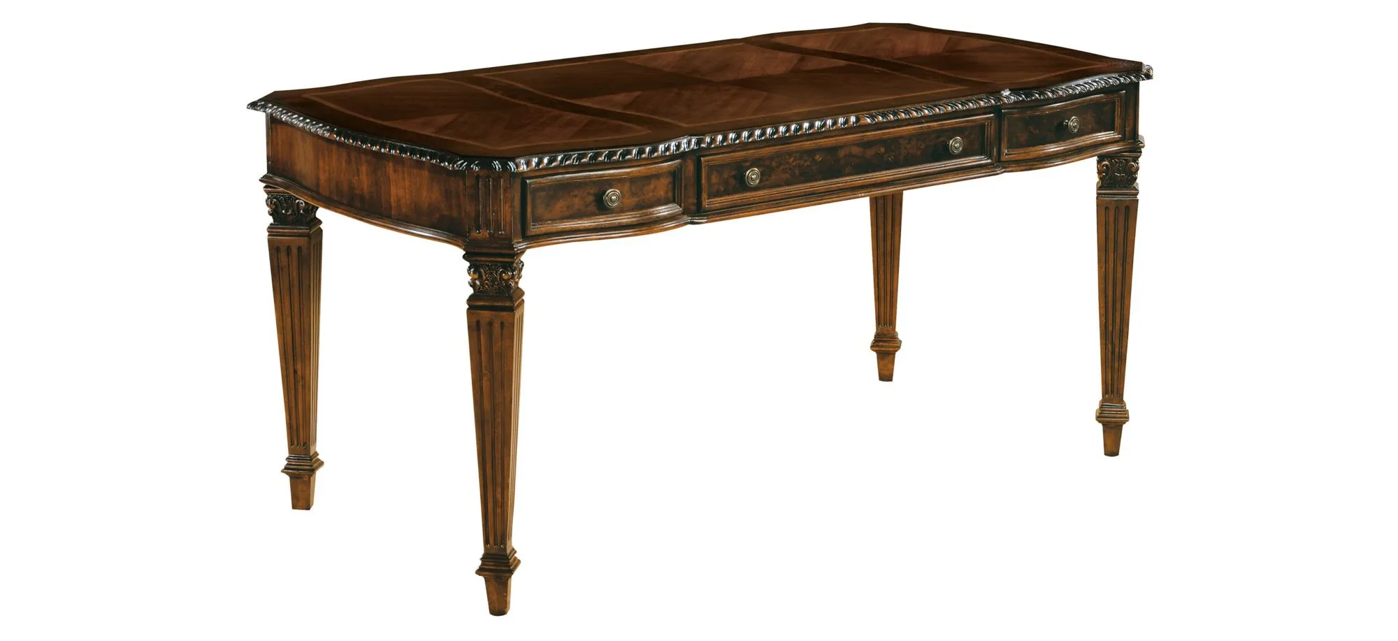 Hekman Desk in OLD WORLD WALNUT BURL by Hekman Furniture Company
