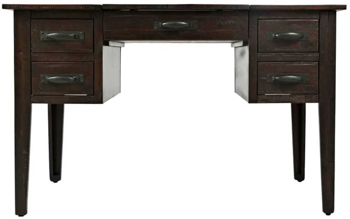 Jackson Lodge Computer Desk in Deep Chocolate by Jofran