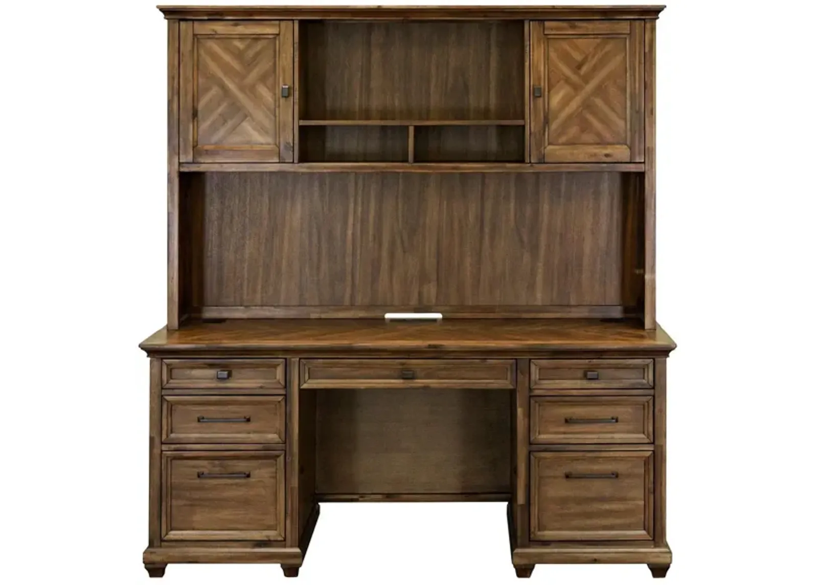 Porter Traditional Wood Hutch With Doors by Martin Furniture