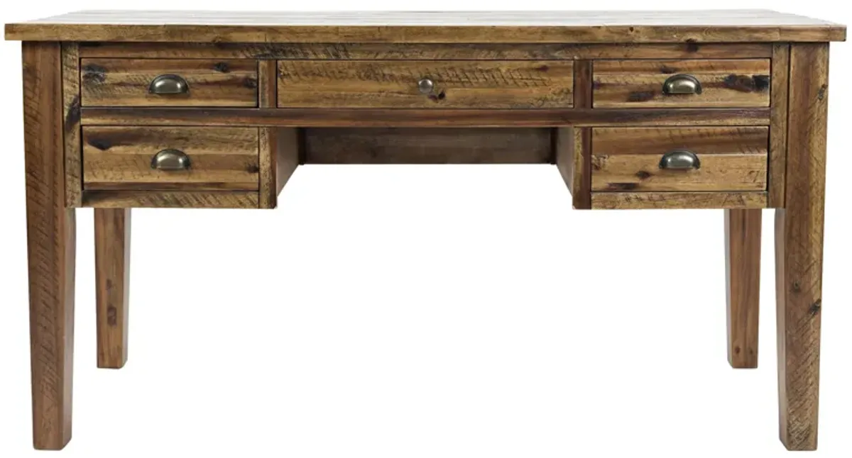 Artisan's Craft Writing Desk in Dakota Oak by Jofran