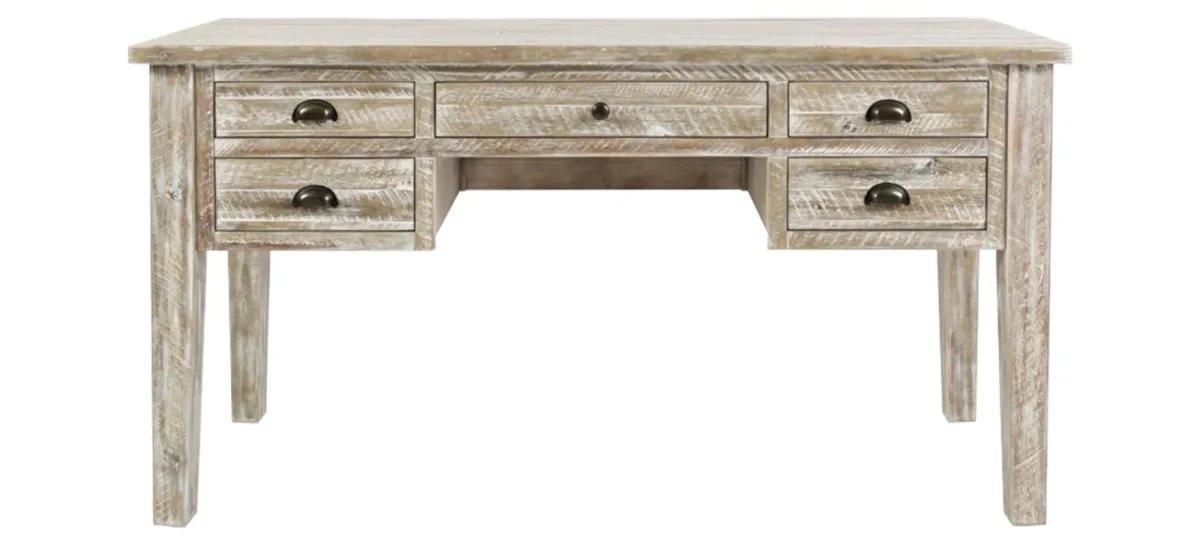 Artisan's Craft Writing Desk in Washed Gray by Jofran