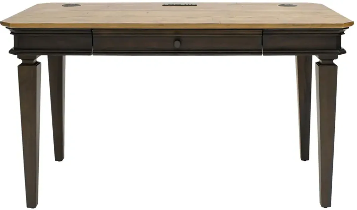 Sonoma Executive Writing Desk in Dark Roast Finish by Martin Furniture