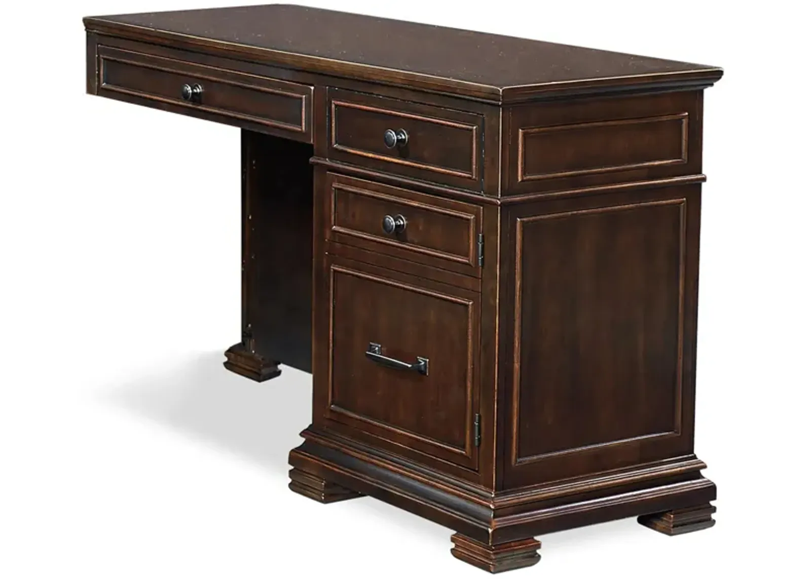 Weston Desk in Brown Ale by Aspen Home