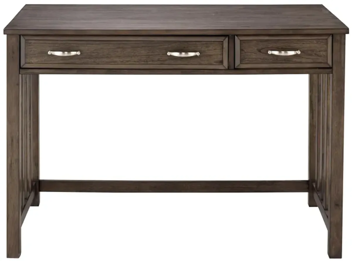 Linbrooke Writing Desk in Brown/Gray by Bellanest