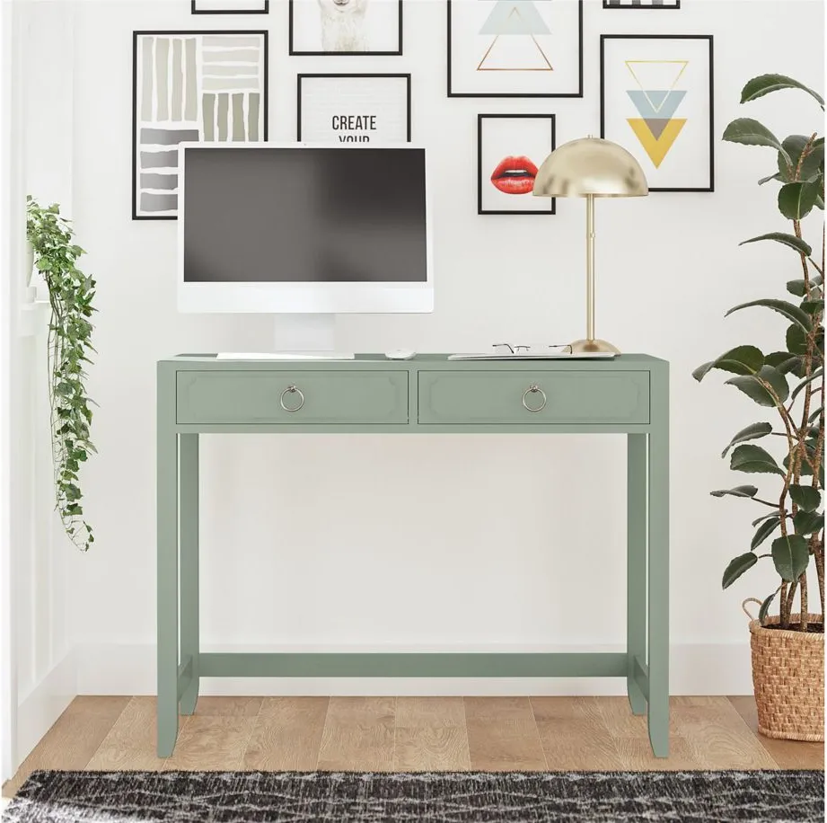 Her Majesty Writing Desk in Pale Green by DOREL HOME FURNISHINGS