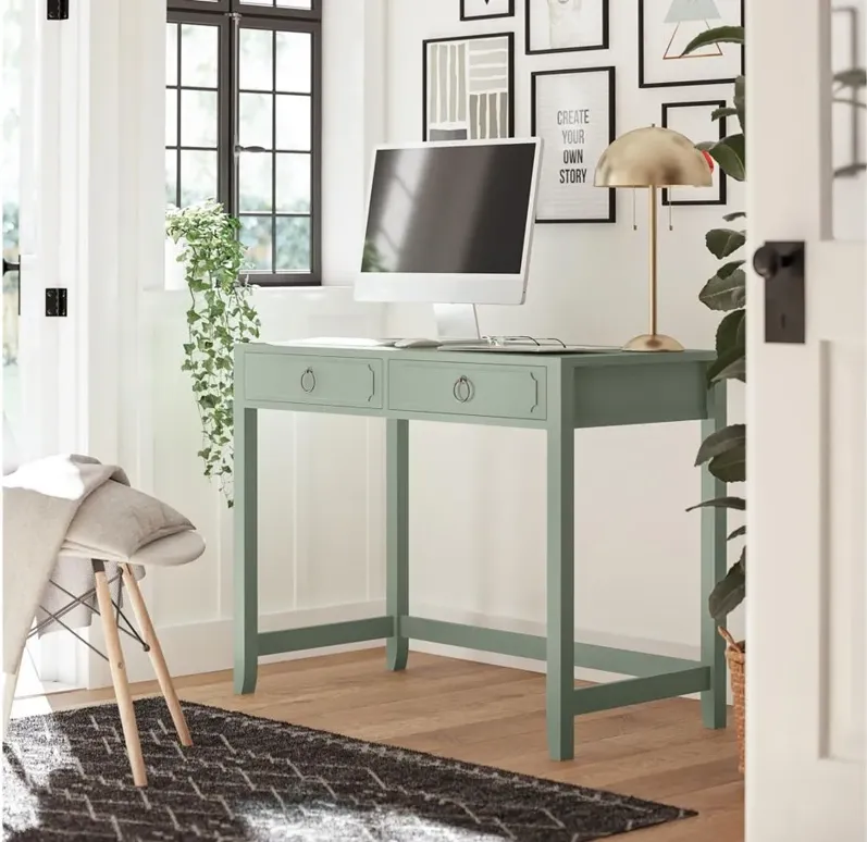 Her Majesty Writing Desk in Pale Green by DOREL HOME FURNISHINGS