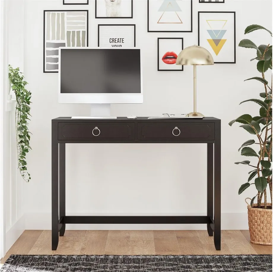 Her Majesty Writing Desk in Black by DOREL HOME FURNISHINGS