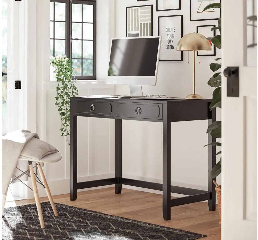 Her Majesty Writing Desk in Black by DOREL HOME FURNISHINGS