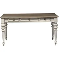 Magnolia Park Writing Desk in Two Tone White/Brown by Liberty Furniture
