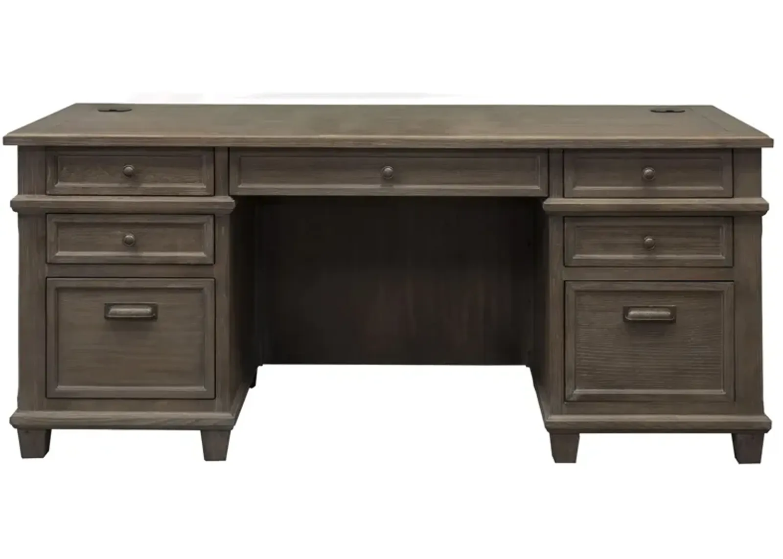 Lexicon Office Desk in Weathered Dove by Martin Furniture