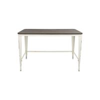 Pia Writing Desk in White by Lumisource