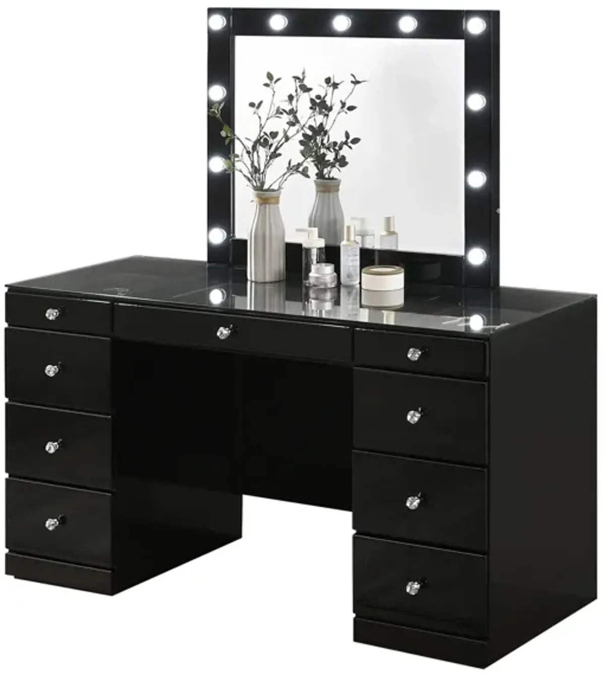 Diem Large Vanity Table w/ Mirror