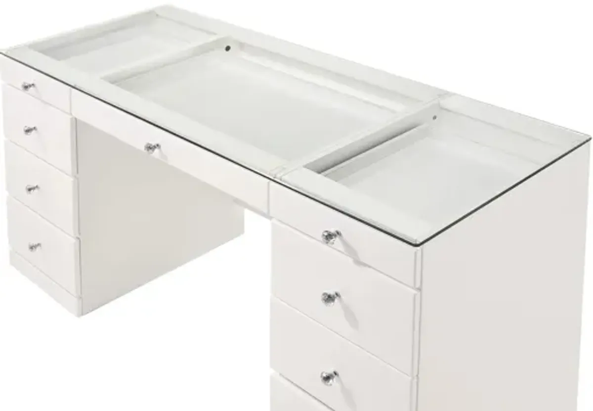 Diem Small Vanity Table w/ Mirror