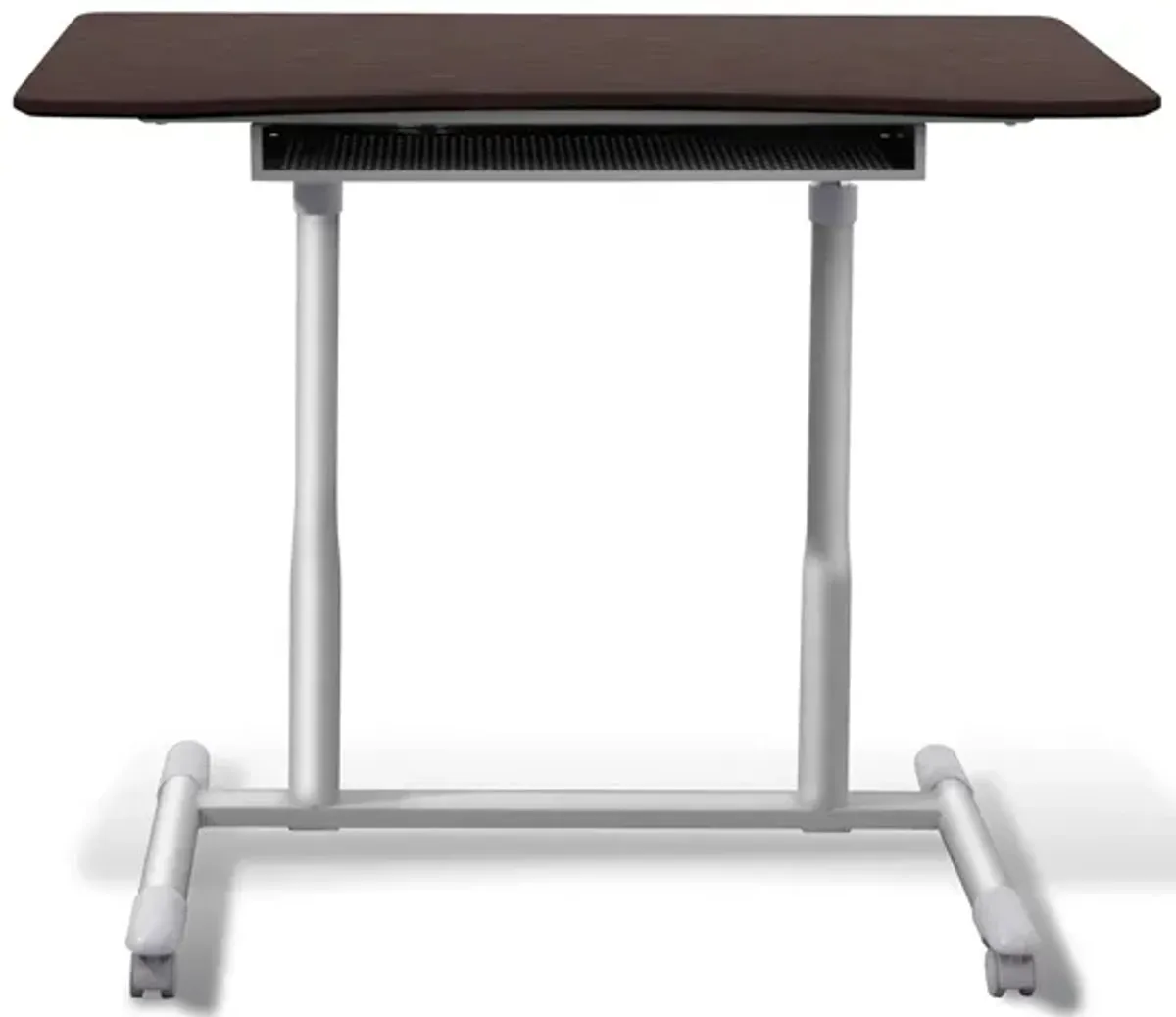 Marlin Adjustable Mobile Desk in Espresso by Unique Furniture