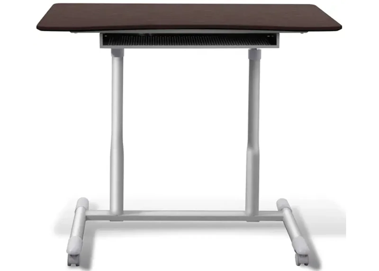 Marlin Adjustable Mobile Desk in Espresso by Unique Furniture