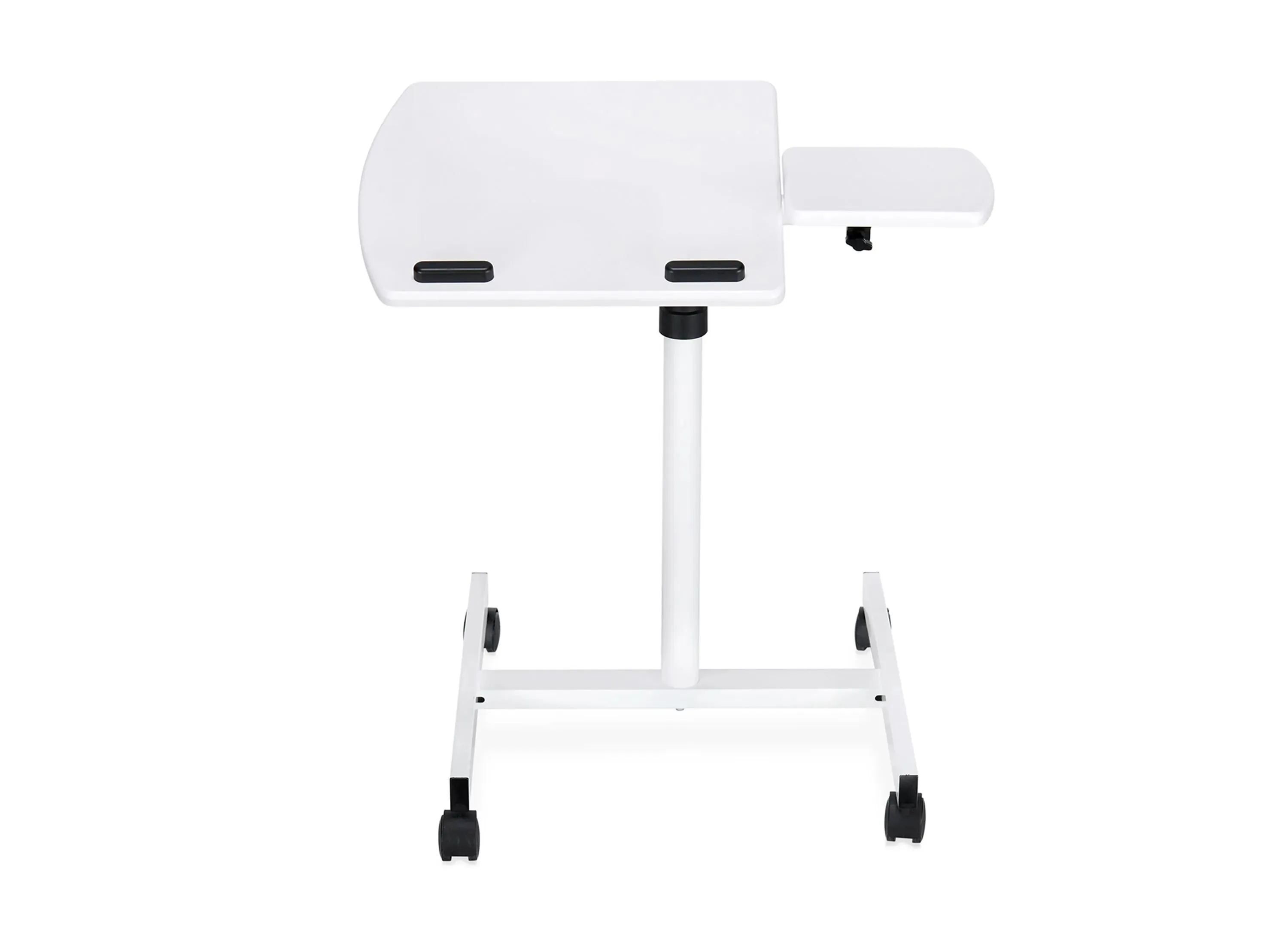 Pim Adjustable Mobile Desk in White by Unique Furniture