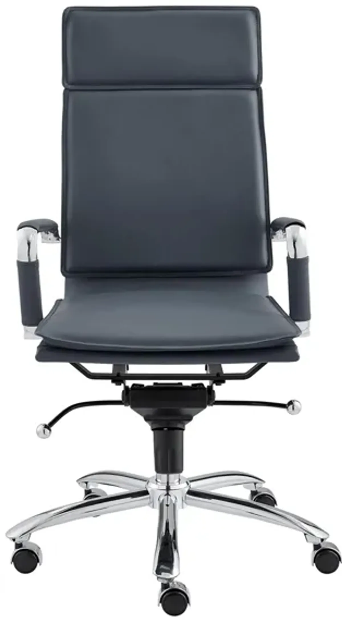 Gunar High Back Office Chair in Blue by EuroStyle