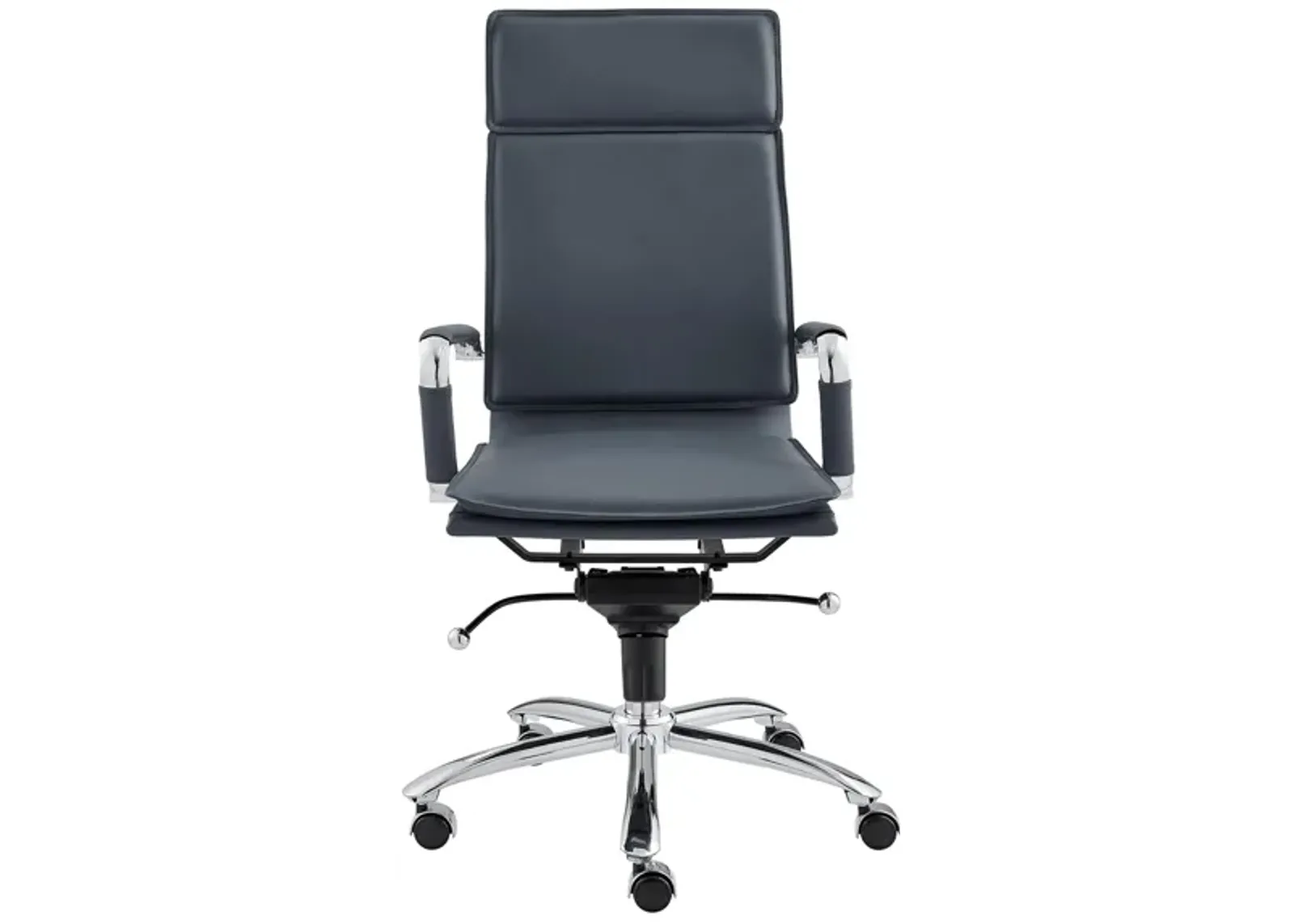 Gunar High Back Office Chair in Blue by EuroStyle