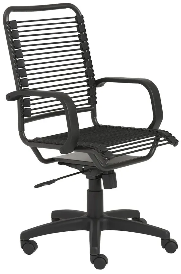 Bradley Bungie Office Chair in Black by EuroStyle