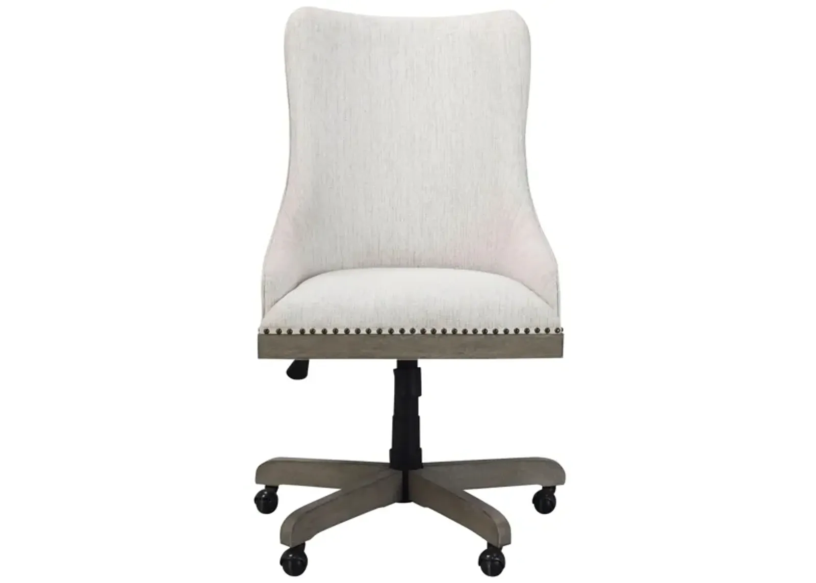 Crystal Falls Upholstered Desk Chair in Pavestone by Riverside Furniture