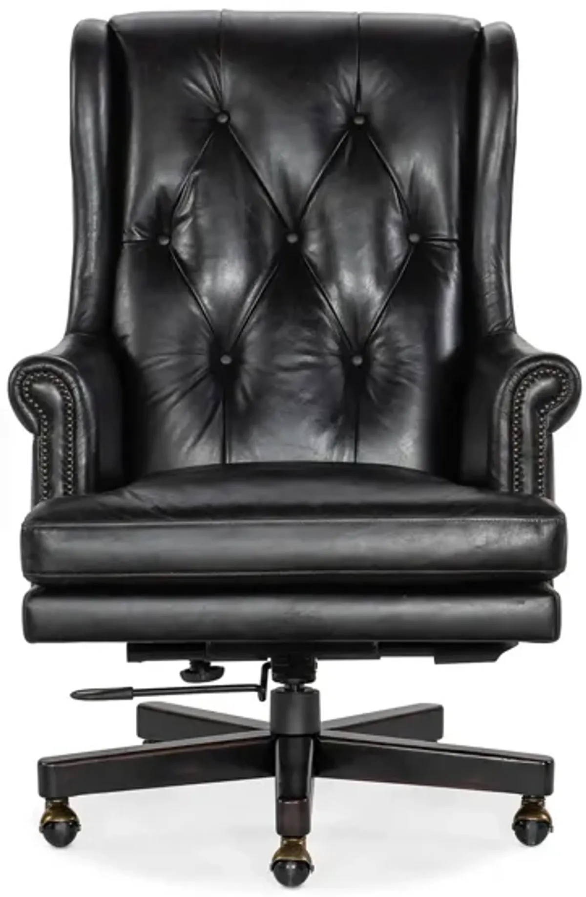 Charleston Executive Swivel Chair in Black by Hooker Furniture