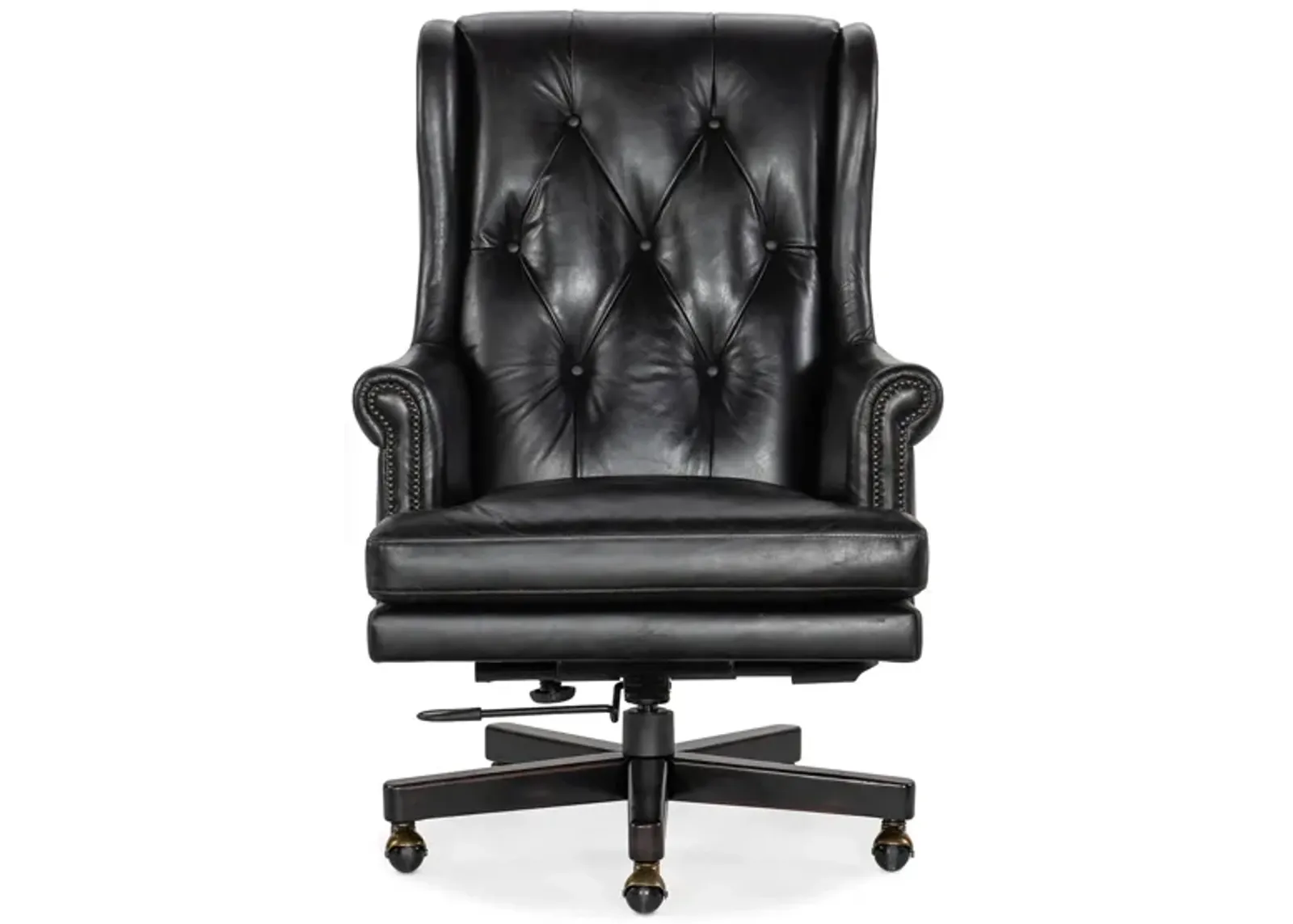 Charleston Executive Swivel Chair in Black by Hooker Furniture