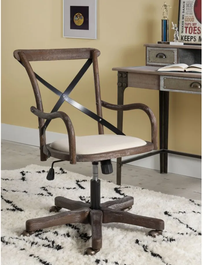 Carson Office Chair in Neutral by Linon Home Decor