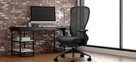 Exchange Office Chair in Charcoal/Black