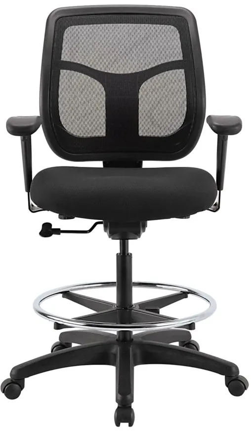 Apollo Drafting Office Chair in Black