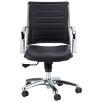 Europa Office Chair with Wide Seat in Black