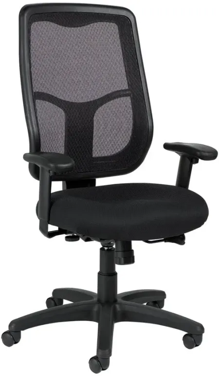 Apollo Extended Height Office Chair in Black