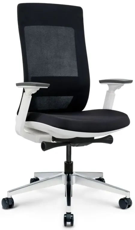 Elevate Office Chair in White/Black